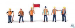 Railroad Track Workers (6) Figure Set