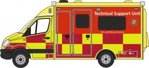 Mercedes Ambulance Bedfordshire Fire & Rescue Support Unit