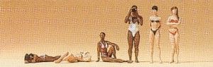 Female Sunbathers (6) Figure Set
