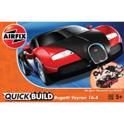 QUICKBUILD Bugatti 16.4 Veyron black/red