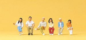 Youths Seated (6) Exclusive Figure Set