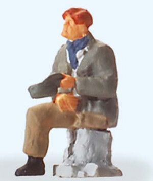 Sitting Disabled Person Figure