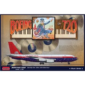 Boeing 720 'The Starship' Elton John USA 1974