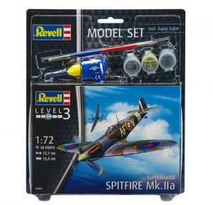 British Spitfire Mk.Iia Model Set (1:72 Scale)