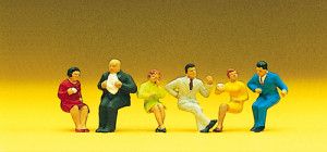 Seated Diners (6) Exclusive Figure Set