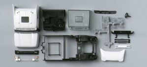 Parts Scania Hauber Cab w/Deflectors & Mirrors (2)