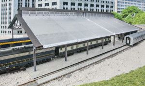 Train Shed with Clear Roof Kit