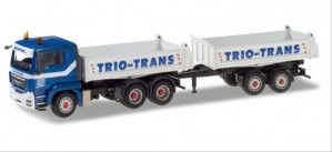 MAN TGS Tandem Dump Trailer Trio-Trans