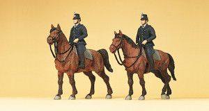 German 1960s Police on Horseback (2) Exclusive Figure Set