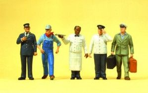 American Railroad Personnel (5) Figure Set