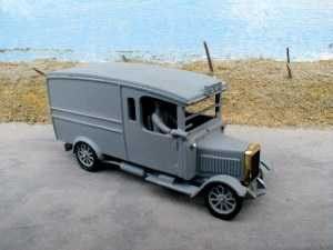 Morris Commercial Parcels Van (1925) Whitemetal Kit