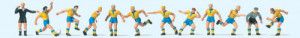 Soccer Team (11) & Referee Yellow/Blue Exclusive Figure Set