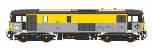 *Class 73 Unnumbered BR Civil Engineers Grey/Yellow