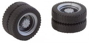 Car System Two Wheels Twin NQ Tyres/Rims for Lorries/Buses