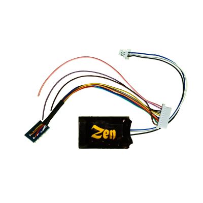 Zen Black Decoder. Midi-sized decoder with 8-pin harness. High Power. 6 Functions.