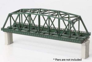 (R043) Double Track Iron Bridge Dark Green 220mm