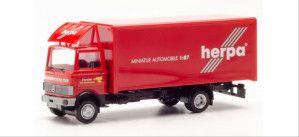Mercedes Benz 813 Box Truck Herpa Motorsport 1989