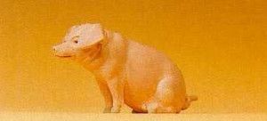 Pig Sitting Figure