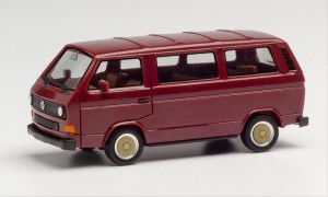 VW T3 Bus w/BBS Wheels Wine Red