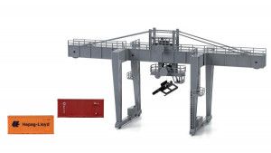 Container Crane with Containers (Pre-Built)