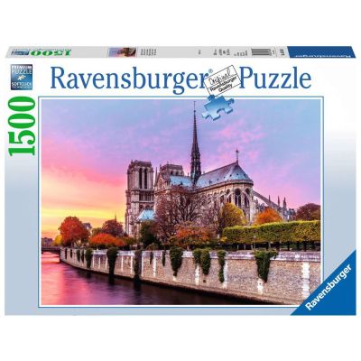 Picturesque Notre Dame 1500pc Jigsaw Puzzle