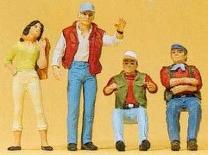 Truckers (3) and Hitchhiker Figure Set