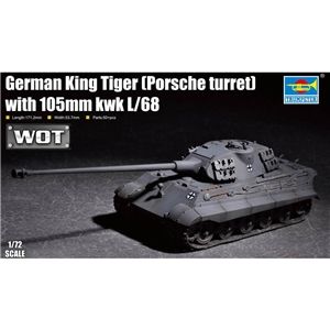 German King Tiger (Porsche turret) with 105mm KwK L/68