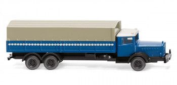 MB L10000 Flatbed Truck Azure Blue