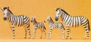 Circus Zebras (4) Figure Set