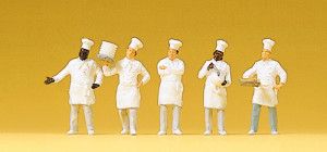 Chefs at the Buffet (5) Exclusive Figure Set