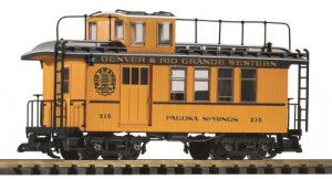 D&RGW Wood Drovers Caboose 215 with Lit Markers