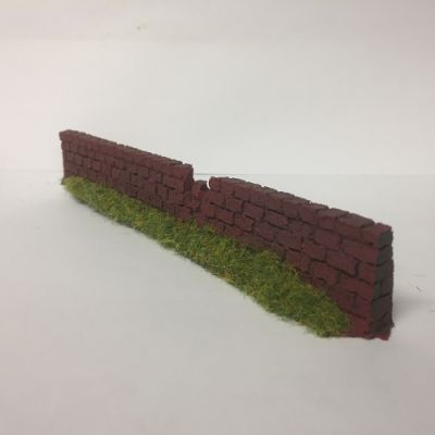00 Garden Walling - Dark Red Brick Damaged