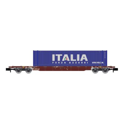 FS Sgnss Flat Wagon w/45' Italia Container VI