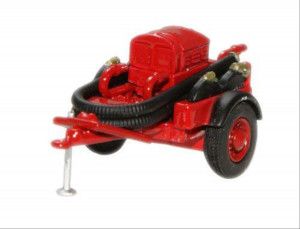 Coventry Climax Pump Trailer Red