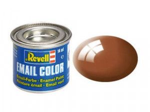 Enamel Paint 'Email' (14ml) Solid Gloss Mud Brown RAL8003