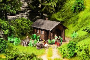 Forest Lodge Scenery Set