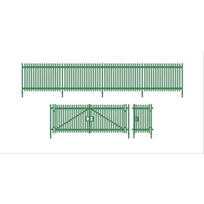 Modern Palisade Fencing with Gates  (1460mm)