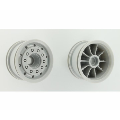 1:14 Truck Front Wheel wide gray (2) ABS