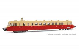 SNCF ABJ2 Red/Beige Diesel Railcar (DCC-Sound)