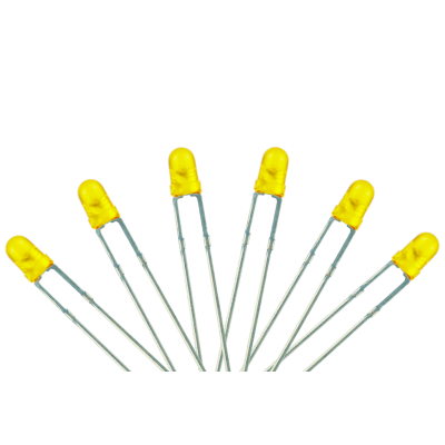 T1 Type 6x 3mm (w/Resistors) Yellow