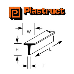 (TFS-2P) T Section 1.6mm 10pc