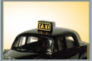 Taxi Sign with LED Lighting