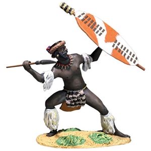 Zulu Defending with Spear uDloko Regiment