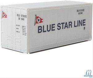 20' Smooth Side Container Blue Star Line