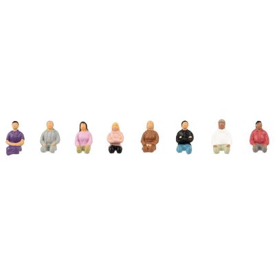 Seated People without Legs (8) Figure Set