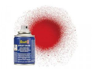 Spray Colour (100ml) Solid Gloss Fiery Red RAL3000