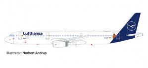 Snapfit Airbus A321 Lufthansa D-AIRY Die Maus (1:200)