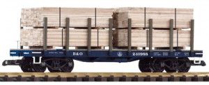 B&O Stake Wagon with Lumber Load 240988