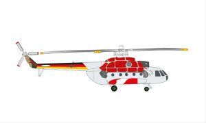 Mil Mi-8TB Helicopter German Army 94+62 Hip (1:200)