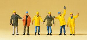 Workers in Protective Clothing (6) Exclusive Figure Set